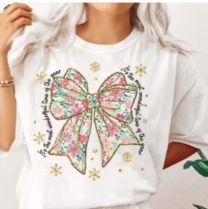 T-Shirt with Bow print